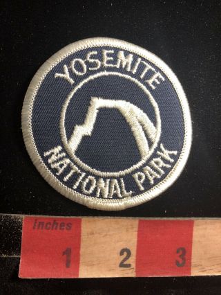 Vtg Embroidered Twill Yosemite National Park California Patch O980