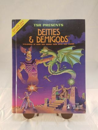 Vintage 1980 Advanced Dungeons And Dragons Deities & Demigods Tsr 128 Pages Ad&d