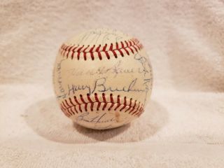 1966 Baltimore Orioles Team Signed Baseball,  World Series Champions