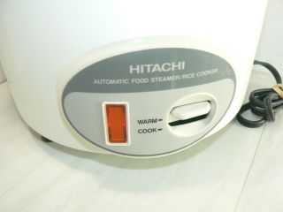 Vintage Hitachi Automatic Rice Cooker 8.  3 Cup RD - 5086P With Instructions GUC 2