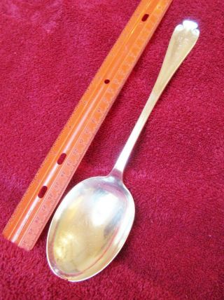 Tiffany & Co.  Sterling Silver Large Serving Spoon 9.  5 " Flemish 116 Grams 1911
