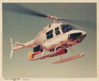 Orig Bell Helicopter Co Photo Full Color Experimental Aircraft Ni366x