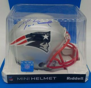 6 X Bowl Champion Tom Brady Signed Autographed Riddell Mini Helmet W/