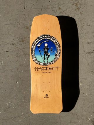Vintage 1986 David Hackett Skull Skates Rare Street Sicle Skateboard 2