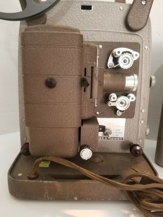 Vintage Bell & Howell 8MM Movie Projector Model 253RV Good - Plays Movies 2