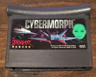 Cybermorph Atari Jaguar Game Vintage Cartridge Cart Cyber Morph