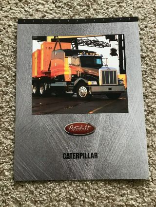 1998 Peterbilt Heavy - Duty Trucks,  With Caterpillar Engines,  Sales Handout.