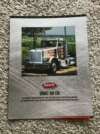 1990s Peterbilt Heavy - Duty Trucks,  Unibilt Day Cab,  Sales Handout.