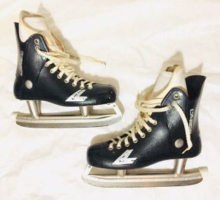 Vintage Lange Ice Hockey Skates Men 