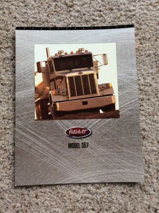 1996 Peterbilt Heavy - Duty Trucks,  Model 357,  Color Sales Literature.