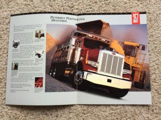 1996 Peterbilt Heavy - duty trucks,  model 357,  color sales literature. 2