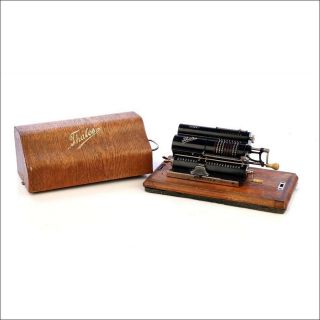 Antique Thales Model Ce Mechanical Calculator.  2nd Version.  Germany,  1925