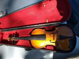 Old Antique Vintage Violin 4/4 Size No Bow