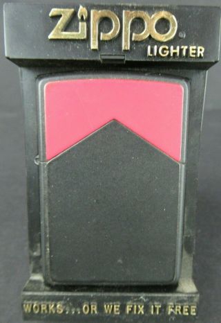 Vintage Zippo Marlboro Lighter Red Roof Logo Opening 1996