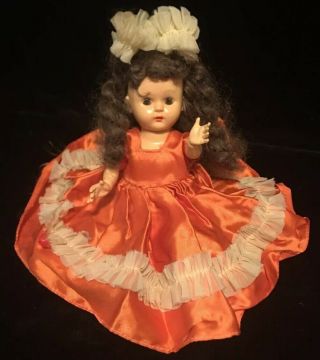 Vintage 1950s 8” Hollywood Doll See Pictures