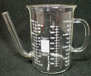 Vintage Catamount 4 Cup 900 Ml 30 Oz Gravy Fat Separator Clear Heat Proof Glass