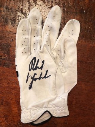 Phil Mickelson Worn Signed Golf Glove Psa Dna Pga Callaway