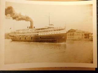 1934 Photo Of Ss City Of Grand Rapids 5 X 7 Inches B7s2