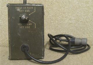 Vintage U.  S.  ARMY SIGNAL CORPS MFP LOUDSPEAKER LS - 166/U For JEEP,  Etc.  Military 3
