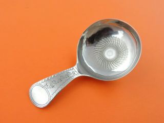 Charming Georgian Silver Tea Caddy Spoon,  Birmingham 1809 By Joseph Taylor