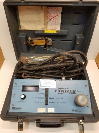 Vintage Bacharach Fyrizer Digital Combustion Analyzer Model 10