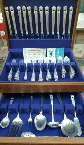1847 Rogers Bros.  85 Piece Set " Eternally Yours " International Silver