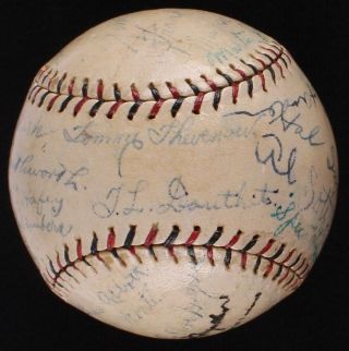 The Finest 1927 St.  Louis Cardinals Team Signed Baseball Grover Alexander Jsa