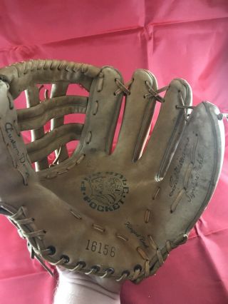 Vintage Ted Williams Sears Roebuck Leather Baseball Glove 16156 Rh Throw See Pic