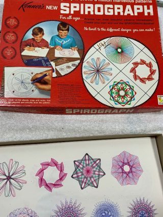 Vintage 1967 Kenner Spirograph Drawing Game No.  401 Complete