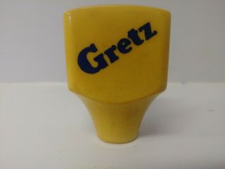 Vintage Gretz Beer Ball Knob Tap Handle,  Gretz Brewing Philadelphia Pa