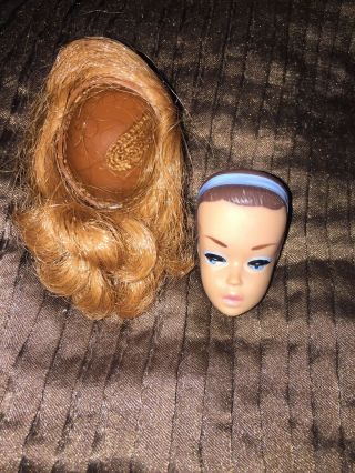 High Color Fashion Queen Vintage Barbie Head 1958 Plus Wig