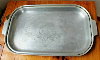 Kitchen Craft Vintage Heavy Cast Aluminum Roasting Baking Pan 19 " X 11 "