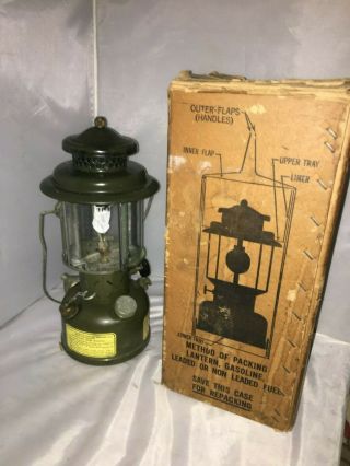 Coleman Vintage Us Military Gas Lantern 1964