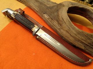 Vintage Queen Hunting Knife Bird And Trout Knife Vintage Queen Hunting Knife