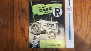 Vintage 1936 Ji Case Model R Tractor Brochure Caseih V D S Dc Cc L La W