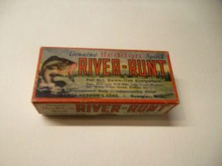 2 Vintage Heddon " River Runt " Fishing Lure W/box