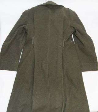 Vtg 1940 WW2 USMC Marine Corp Heavy Wool Service Coat Overcoat 3 L 3