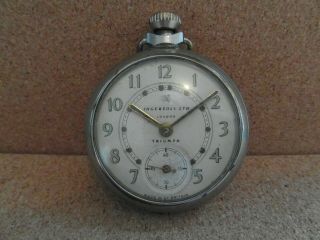 Vintage Ingersoll Triumph pocket watch.  Spares 2