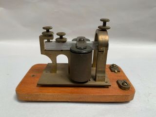 Vintage Antique J.  H.  Bunnell & Co.  Pat.  May 7 1895 Telegraph Sounder Relay (a15)