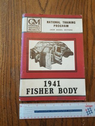 Vintage Gm 1941 Fisher Body Training Program Chevrolet Buick Pontiac Oldsmobile