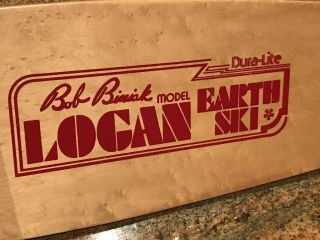 Nos Logan Earth Ski Model Bob Biniak Dura - Lite Skateboard Deck Vintage