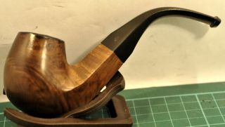Good Looks Ok Reject " K&p Petersons " Diamond Cut 3/4 Bent Smooth Pipe.