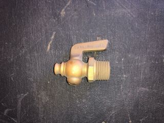 3/8 " Lunkenheimer Brass Key Cock 980 - 3/8 Specialty Vintage Valve