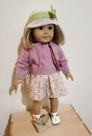 American Girl Doll Kit Kittredge W/meet Outfit Plus Hat,  Purse & Hankerchief