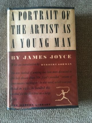 C1940 James Joyce Portrait Of The Artist As A Young Man Modern Library Hc/dj