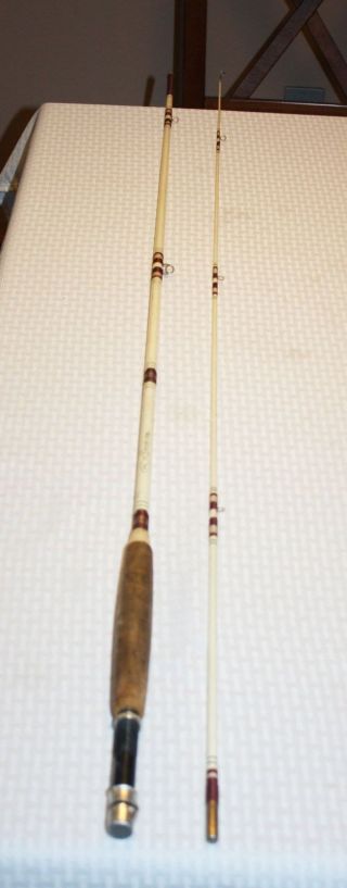 Vintage True Temper Custom Built 1255 Fly Fishing Rod 8 1/2 Feet