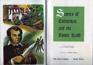 [texas - J Frank Dobie] Stories Of Christmas And The Bowie Knife