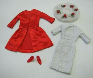 Vintage Barbie Doll 1966 - 67 " Shimmering Magic " 1664 Complete Red White