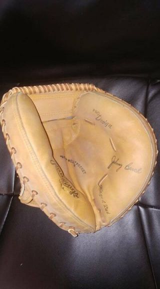 Vintage Rawlings Johnny Bench Rl 10 Deep Well Catchers Mitt Right Handed Glove