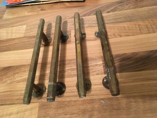 Vintage Brass Pull Handles X 4 Direct From